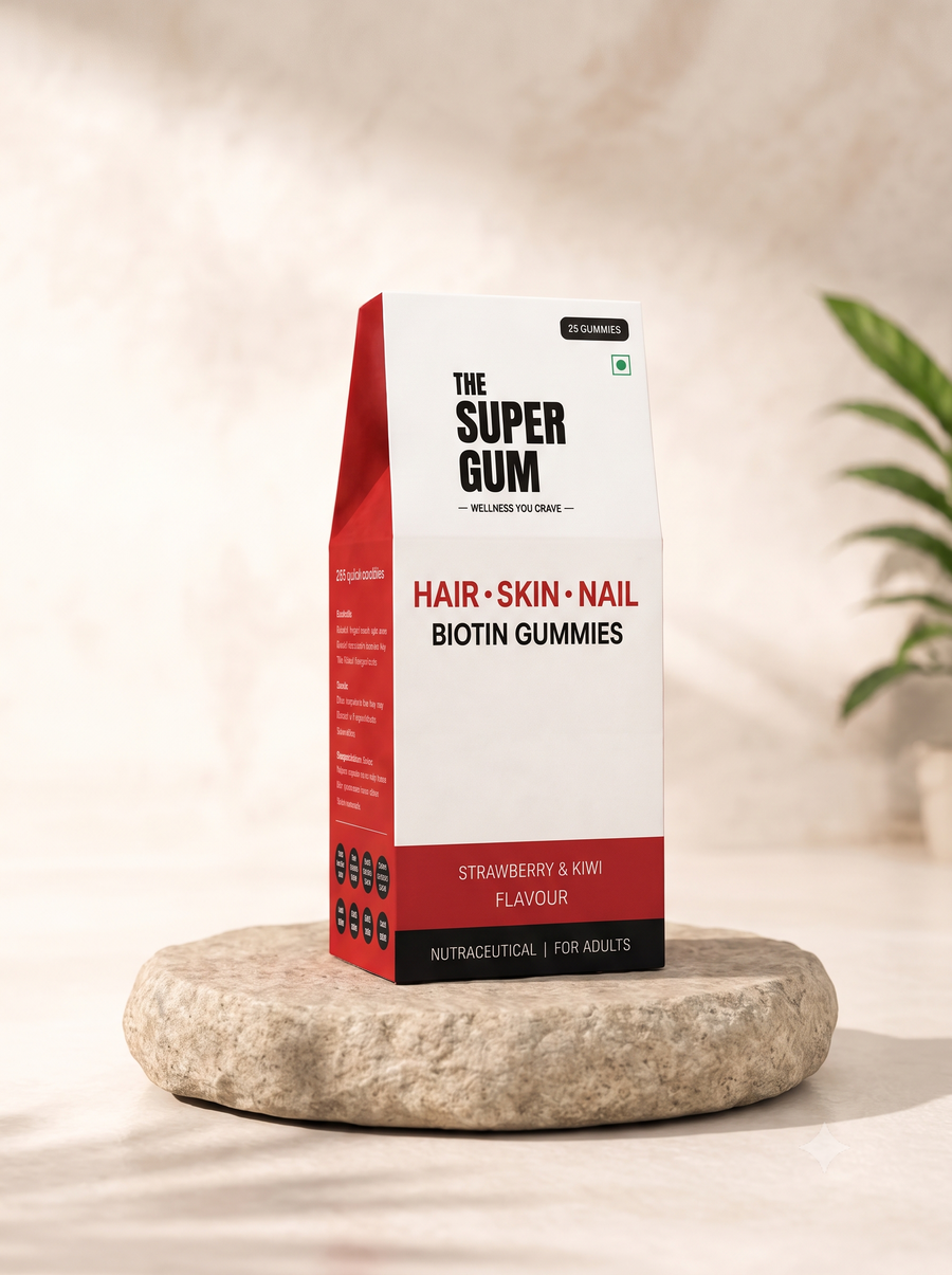 THE SUPER GUM — Hair • Skin • Nail Biotin Gummies