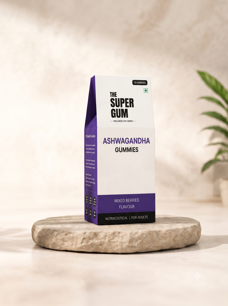 THE SUPER GUM — Ashwagandha Stress & Recovery Gummies